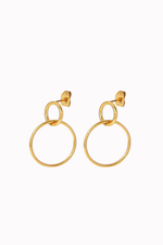 Double Gold Hoops | Bella Lucca Boutique 