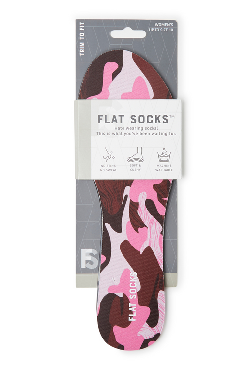 Mesh FLAT SOCKS™ | Pink Camo