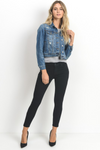 Distressed Denim Jean Jacket | Bella Lucca Boutique