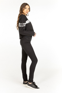 Amy High Rise | Clean Black | Bella Lucca Boutique