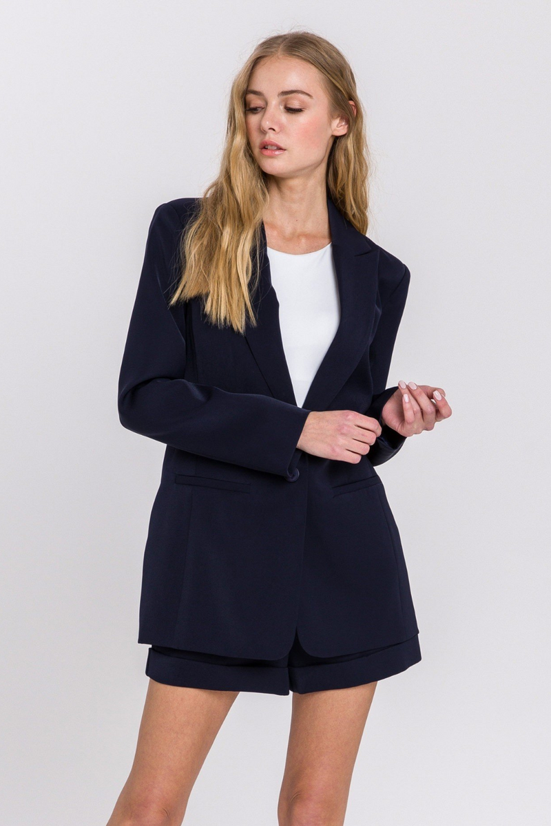 Tailored Single Button Blazer | Bella Lucca Boutique
