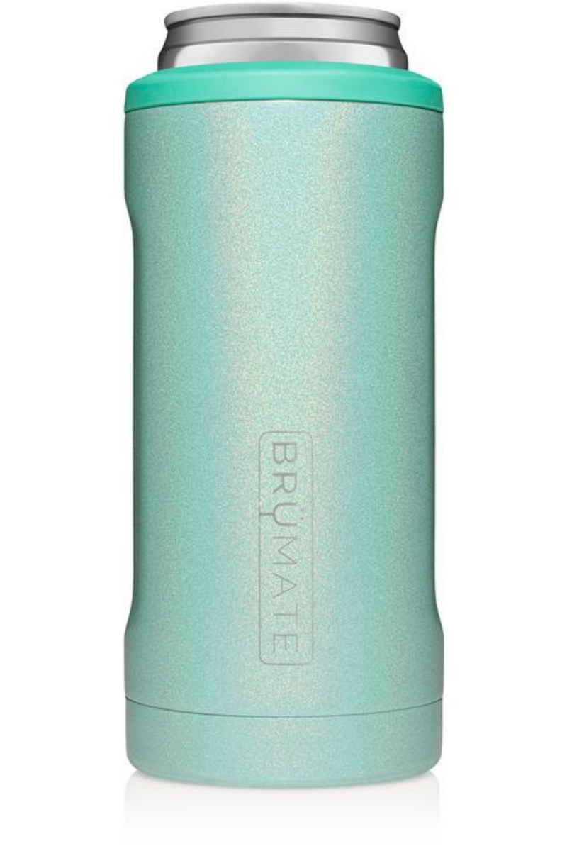 BrüMate Glitter Aqua Hopsulator Slim | Bella Lucca Boutique