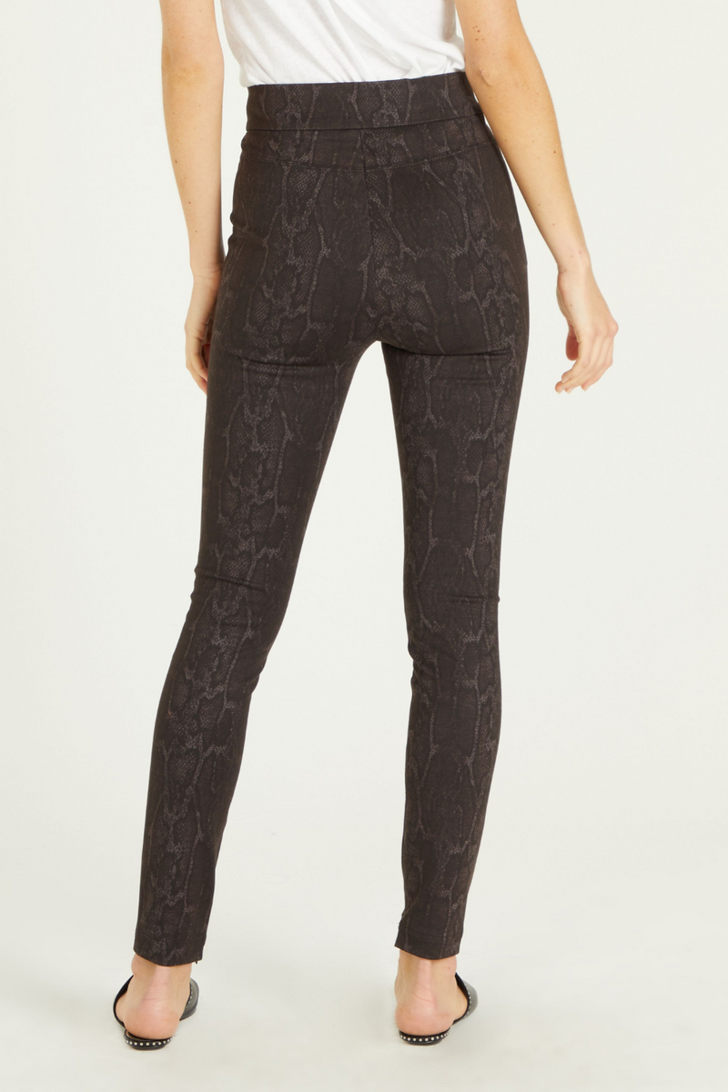 Dear John Nina Super High Rise Leggings Mocha Snake | Bella Lucca