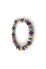 Mardi Gras Stretch Bracelet | Bella Lucca Boutique