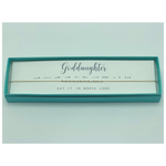 Goddaughter Morse Code Necklace | Bella Lucca Boutique