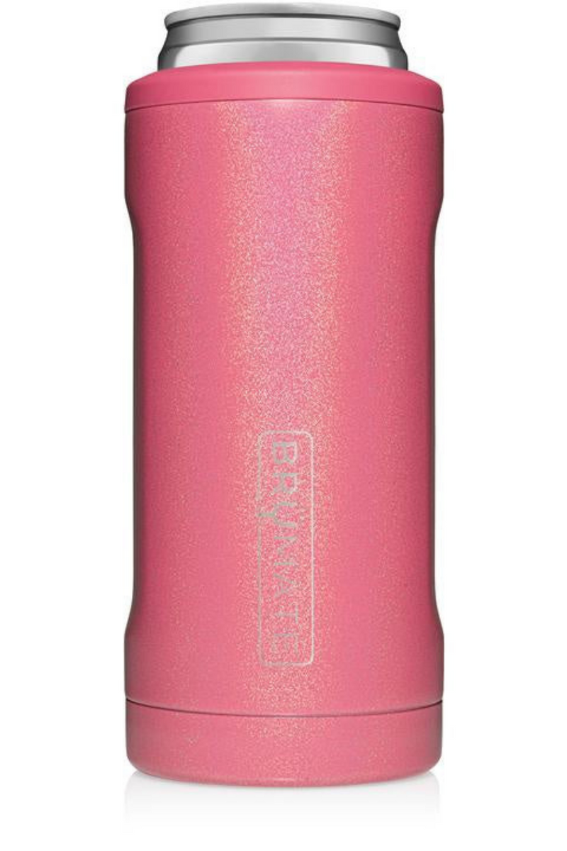 BrüMate Glitter Pink Hopsulator Slim | Bella Lucca Boutique