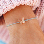 Pura Vida Butterfly In Flight Charm Bracelet  | Light GreyPura Vida Butterfly In Flight Charm Bracelet | Bella Lucca Boutique