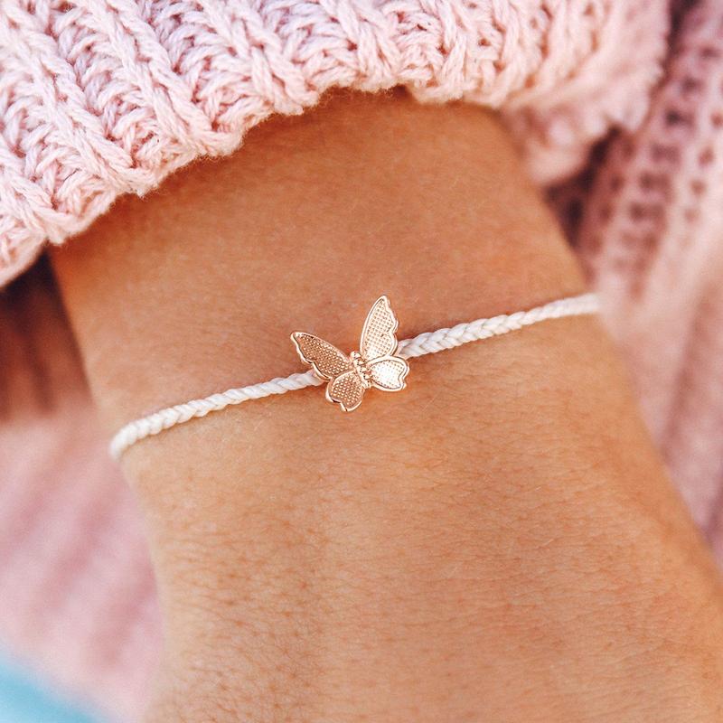 Pura Vida Butterfly In Flight Charm Bracelet  | VanillaPura Vida Butterfly In Flight Charm Bracelet | Bella Lucca Boutique