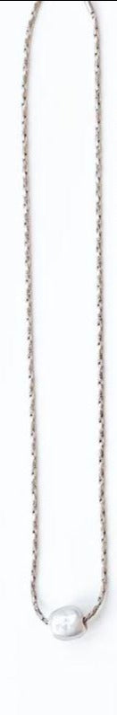 PETITE ROPE CHAIN SILVER | MINI PEARL