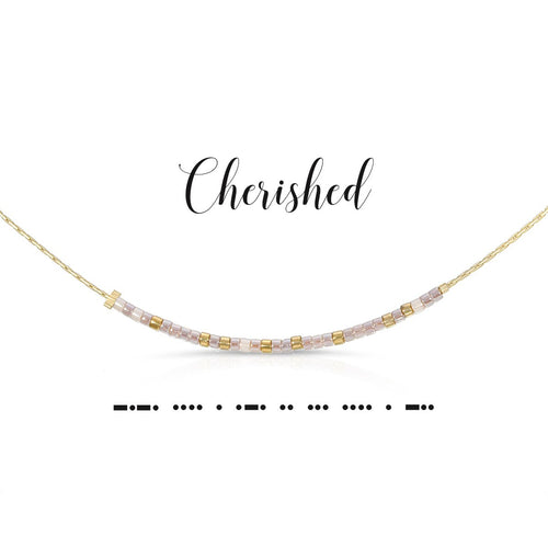 Cherished Morse Code Necklace | Bella Lucca Boutique
