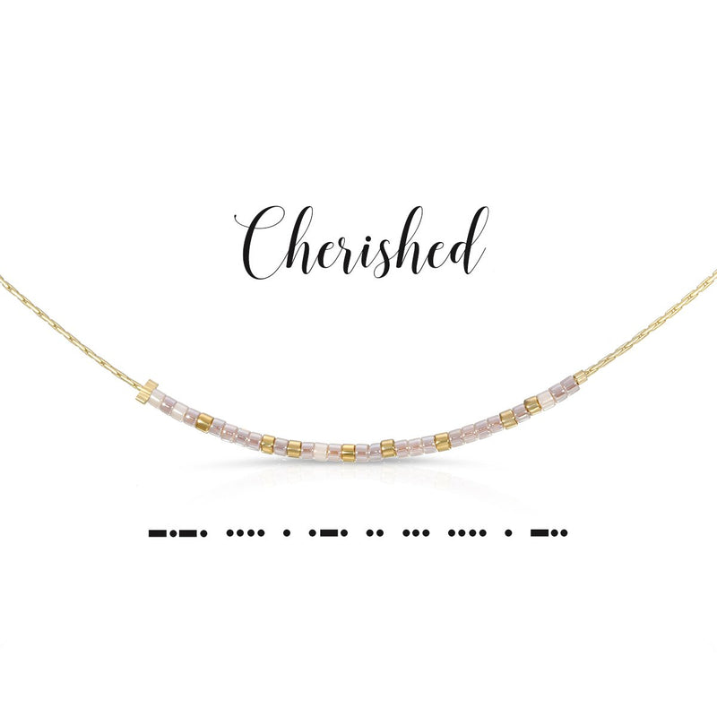 Cherished Morse Code Necklace | Bella Lucca Boutique