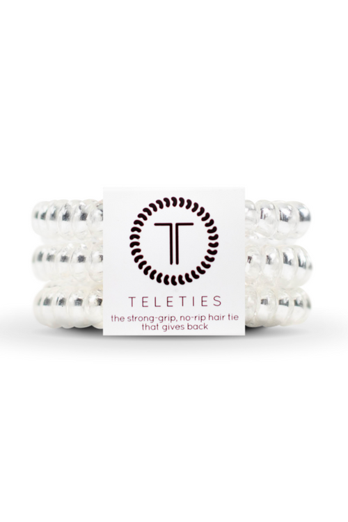 Crystal Clear Teleties Hair Tie | Bella Lucca Boutique