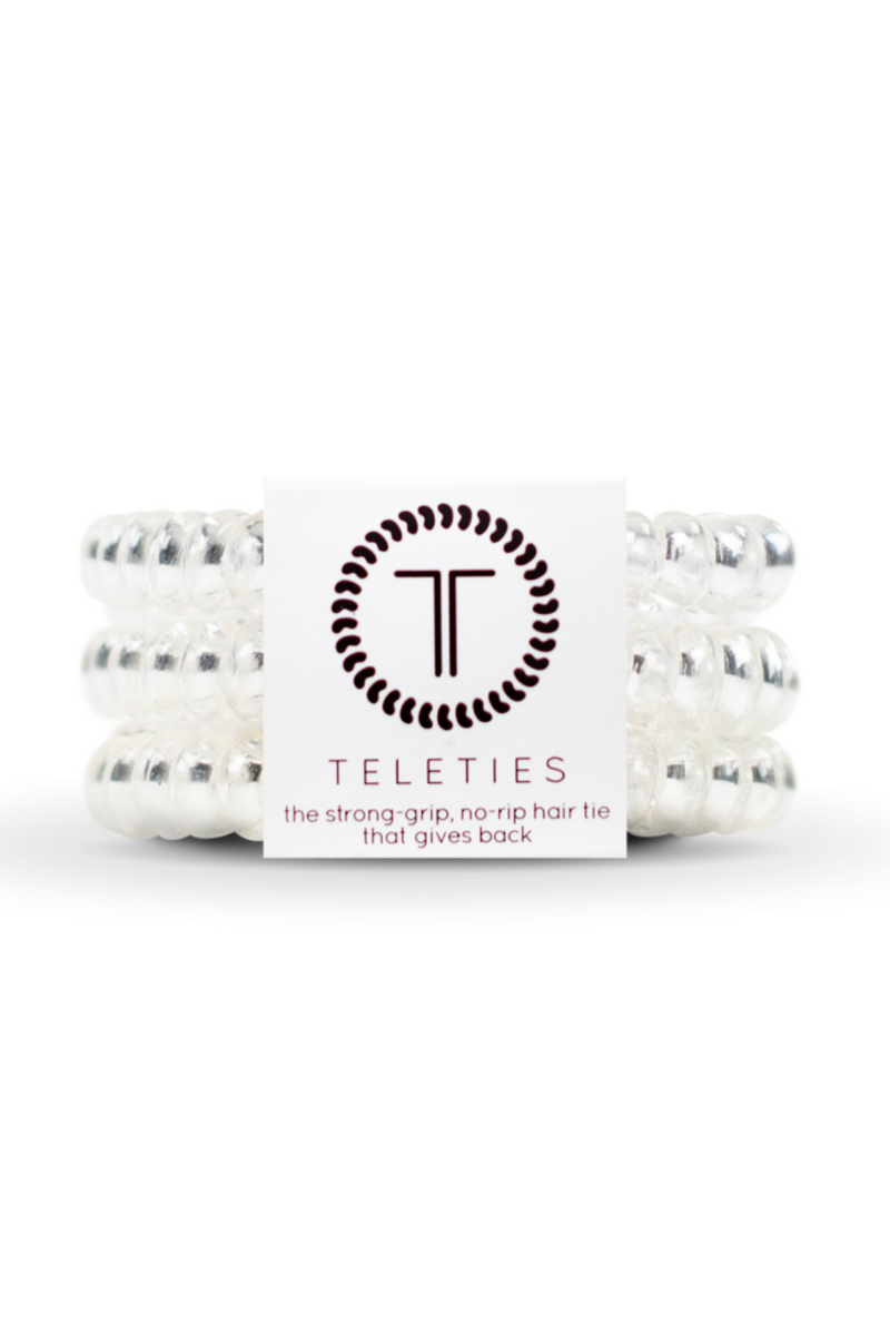 Crystal Clear Teleties Hair Tie | Bella Lucca Boutique