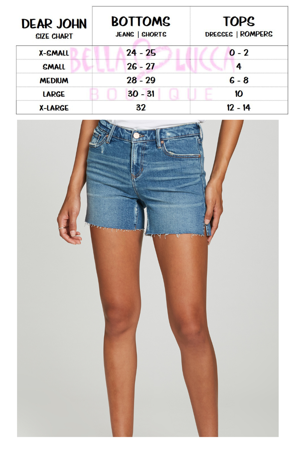 Size Guide | Bella Lucca Boutique
