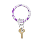 O-venture Big O® Silicone Marble Key Ring Collection | Deep Purple | Bella Lucca Boutique