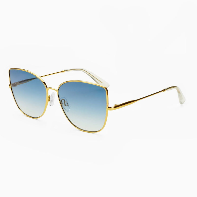 Freyrs Emma Sunglasses | Blue Cat-Eye