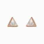 Pura Vida Gemstone Triangle Stud