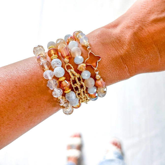 Neutral Bracelet Stack | Bella Lucca Boutique