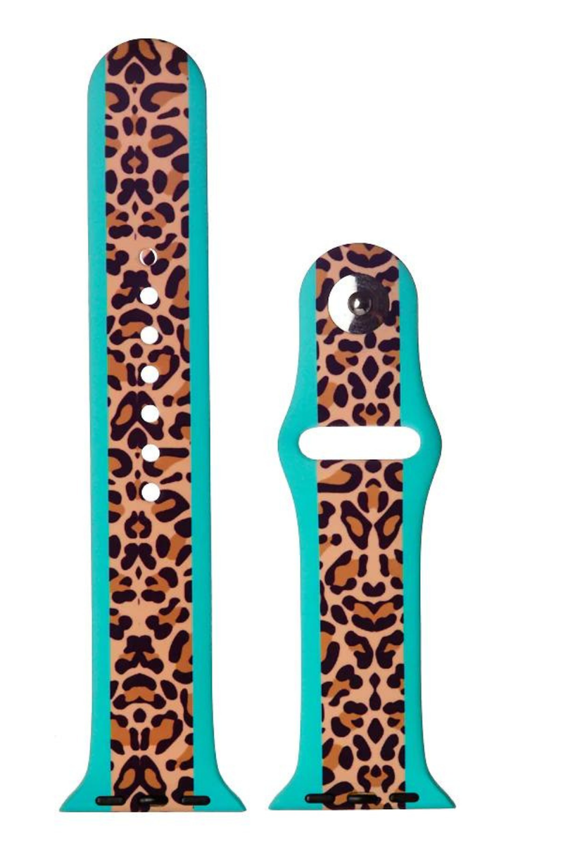 Silicone Leopard Smart Watch Band | Bella Lucca Boutique