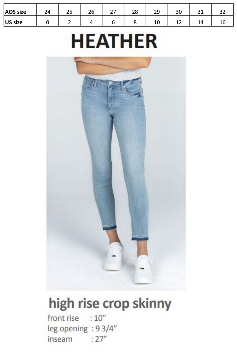 White High Rise Jeans