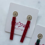 Acrylic Christmas Drop Earrings | Bella Lucca Boutique