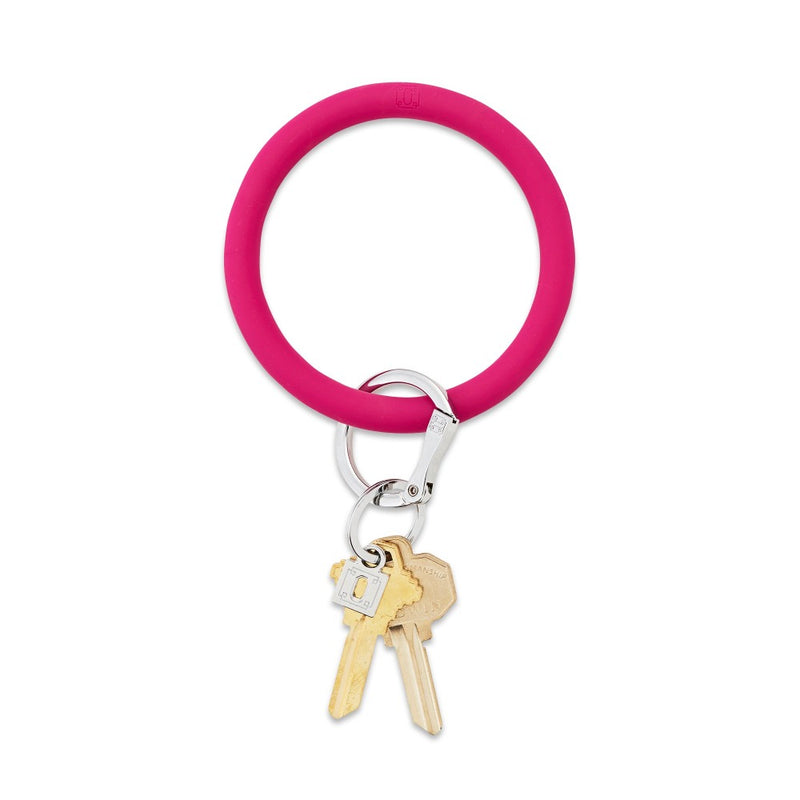 O-venture Big O® Silicone Solid Key Ring I Scream Pink | Bella Lucca Boutique