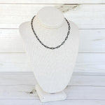 Virtue Jewelry Large GunmetalPaperclip Necklace | Bella Lucca Boutique