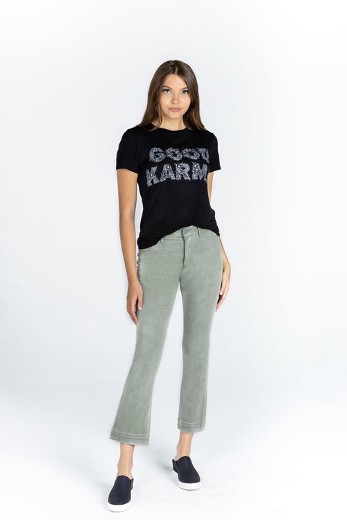 High Rise Cropped Flare Jeans | Bella Lucca Boutique