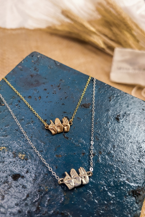 Mimosa Handcrafted 143 I Love You Necklace | Bella Lucca Boutique