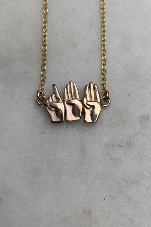 Mimosa Handcrafted 143 I Love You Necklace | Bella Lucca Boutique