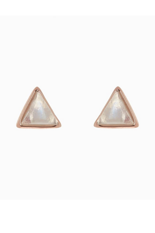 Pura Vida Moonstone Studs | Bella Lucca Boutique