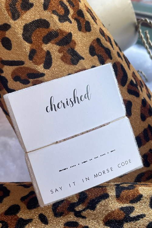 Cherished Morse Code Bracelet | Bella Lucca Boutique