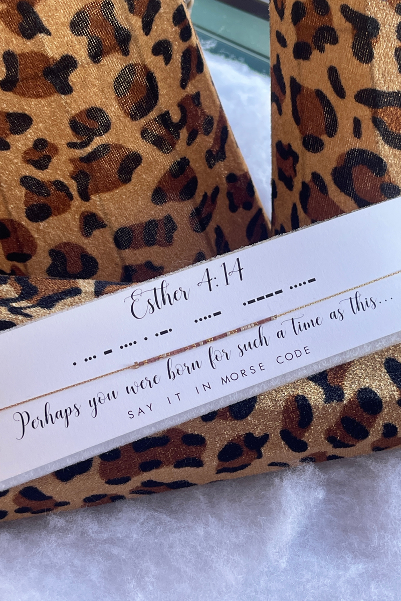 Esther 4:14 Morse Code Necklace | Bella Lucca Boutique