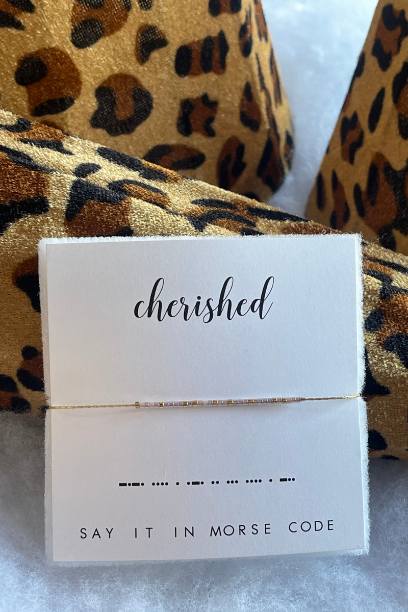 Cherished Morse Code Bracelet | Bella Lucca Boutique