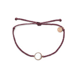 Pura Vida Rose Gold Mother of Pearl Bracelet | Dark Lilac