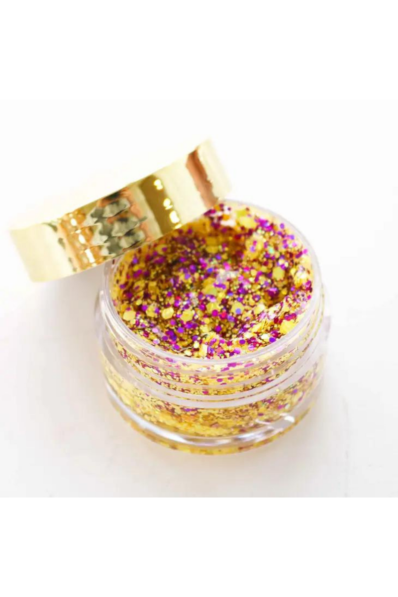 Kismet Geaux Tinsel Face Glitter LSU | Bella Lucca Boutique