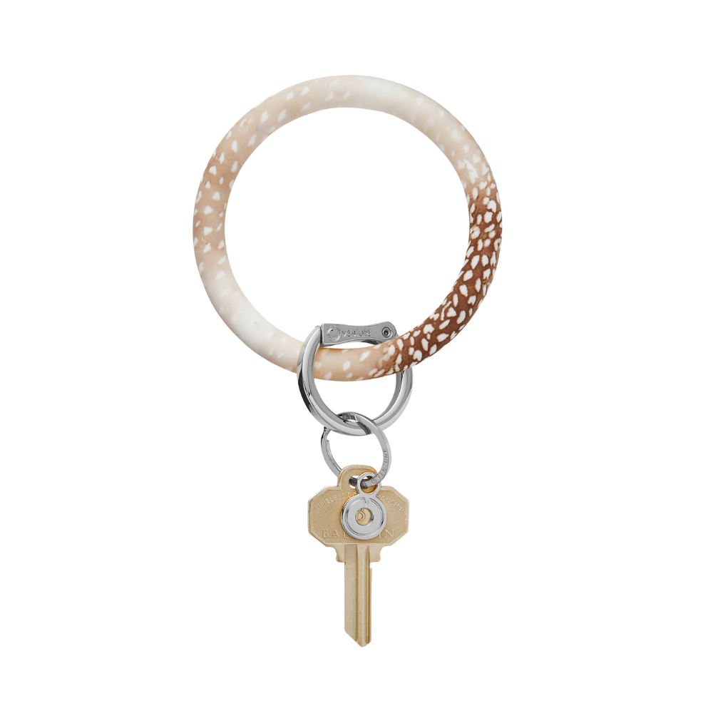 O-venture Big O® Silicone Prints Key Ring Collection | Antelope | Bella Lucca Boutique