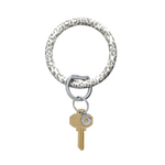 O-venture Big O® Silicone Prints Key Ring Collection | Snow Leopard | Bella Lucca Boutique
