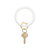 O-venture Big O® Silicone Solids Key Ring Collection | Marshmallow | Bella Lucca Boutique