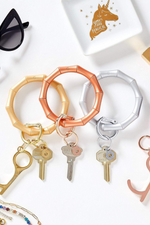 O-venture Big O Bamboo Key Ring Collection | Bella Lucca Boutique