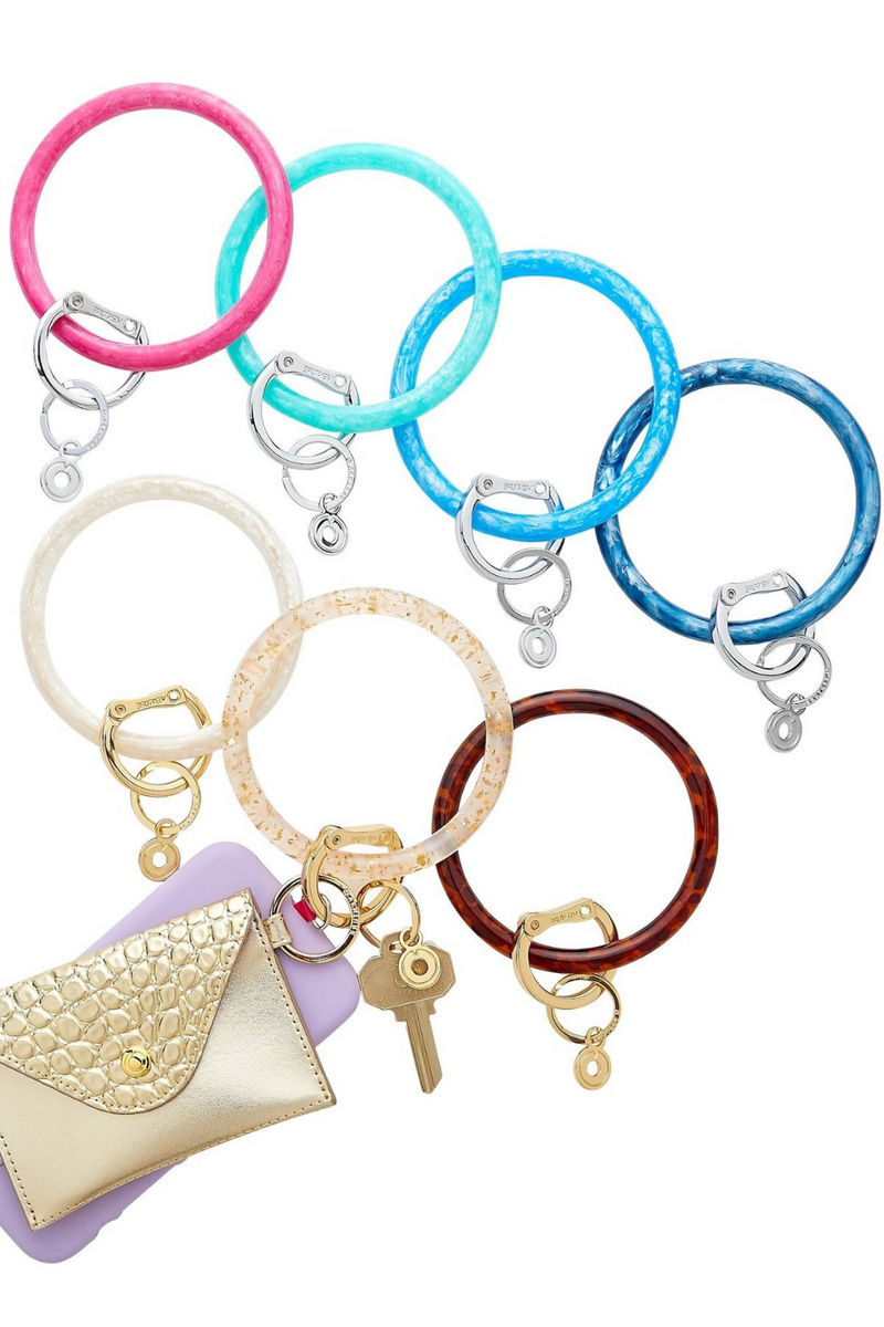 Oventure, The Original Bracelet Keychain, Silicone Big O Key Ring - Print  Collection (Antelope) at  Women's Clothing store