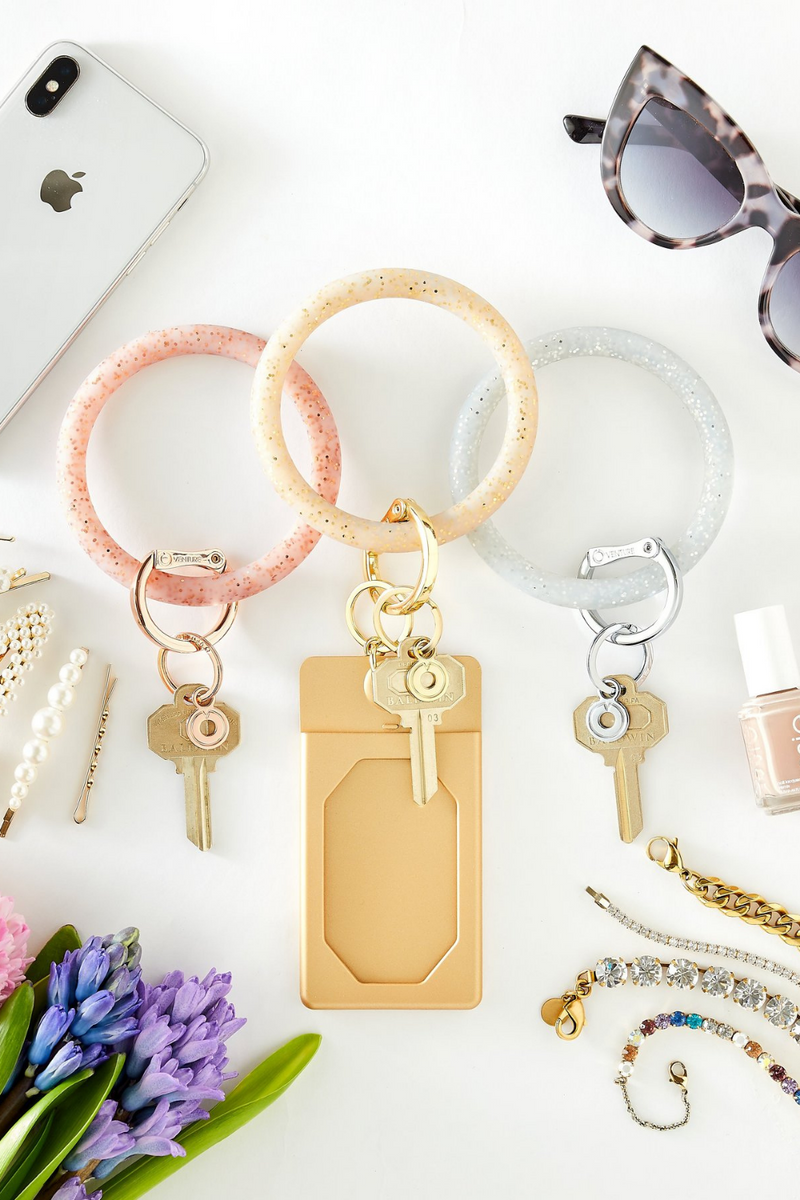 O-venture Big O® Silicone Confetti Key Ring Collection | Bella Lucca Boutique