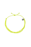 Pura Vida Neon Yellow Anklet | Bella Lucca Boutique