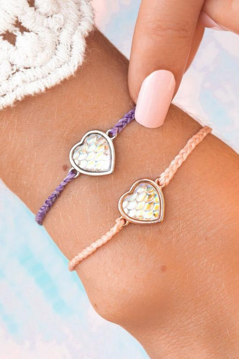 Pura Vida Mermaid Heart Charm Bracelet | Bella Lucca Boutique