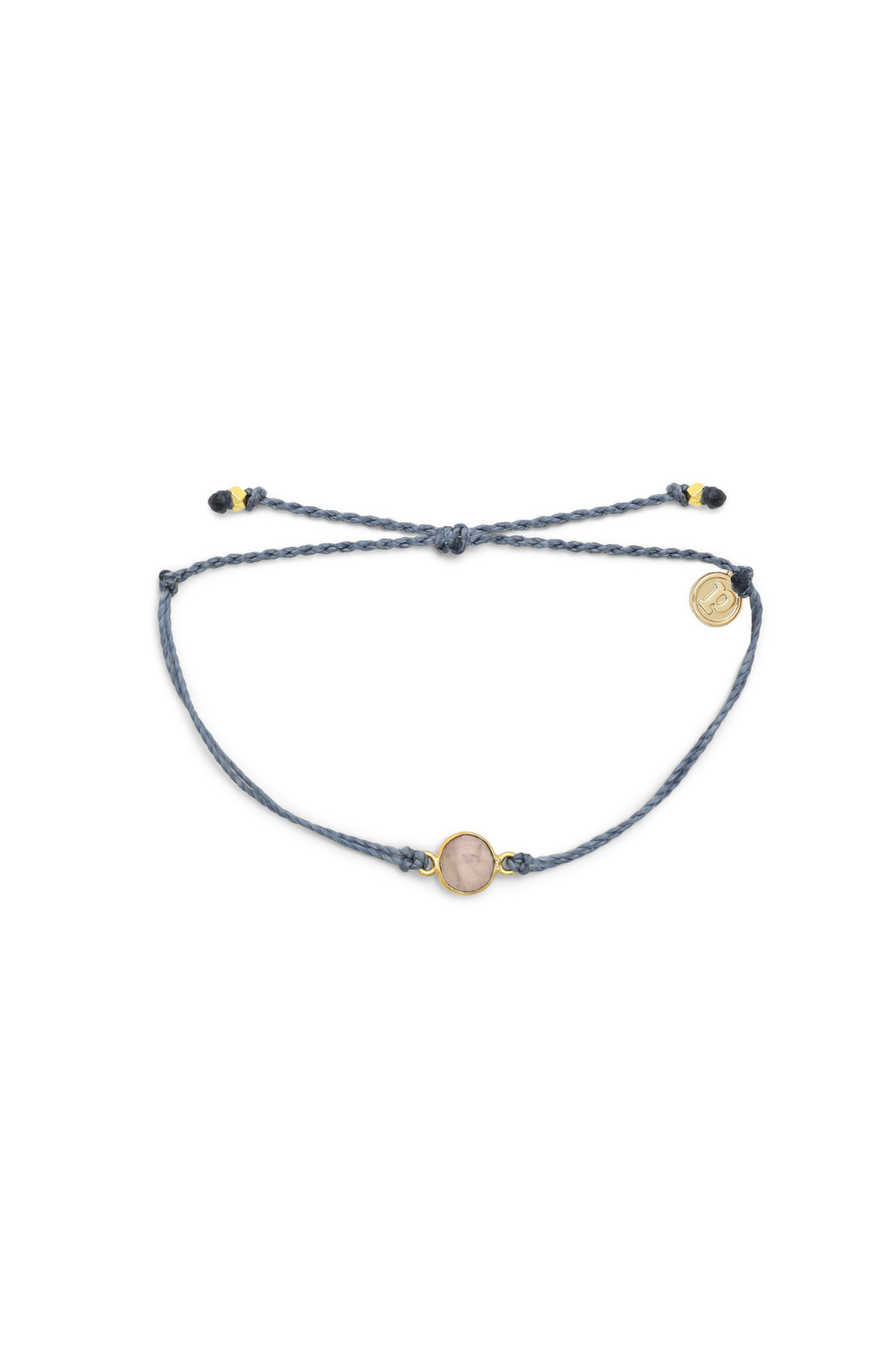Pura Vida Rose Quartz Charm Bracelet Gold Bella Lucca Boutique