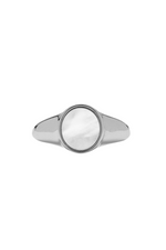 Pura Vida Mother of Pearl Signet Ring | Bella Lucca Boutique