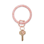 O-venture Big O® Silicone Confetti Key Ring Collection | Rose Gold Confetti | Bella Lucca Boutique