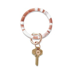 O-venture Big O® Silicone Marble Key Ring Collection | Rose Gold |  Bella Lucca Boutique