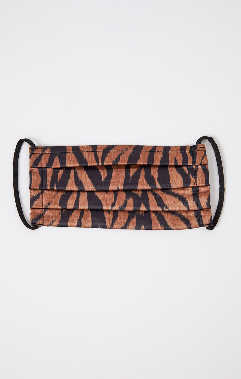 Z Supply Satin Reusable Face Mask-Tiger Stripe Print