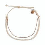 Pura Vida Rose Gold Satellite Chain Anklet | Vanilla